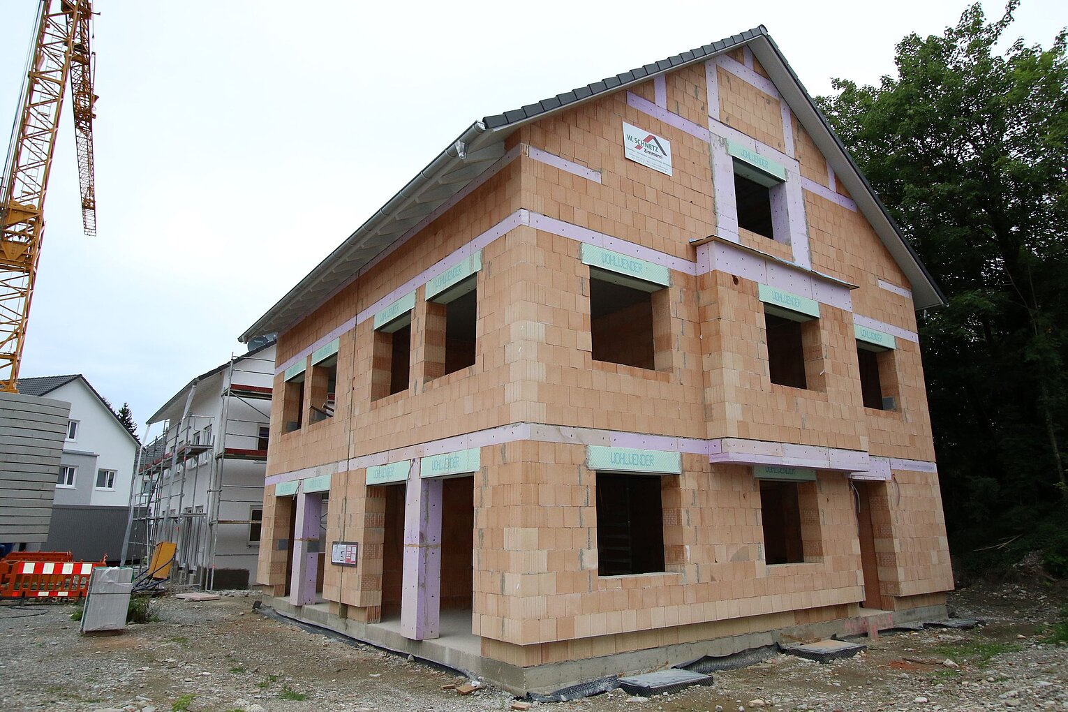 Neubau Mochenwangen Wohlwender Baugeschäft Neubau Steinhaus Mochenwangen