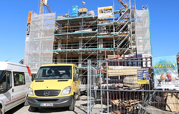 Baustelle Citypark Tettnang 