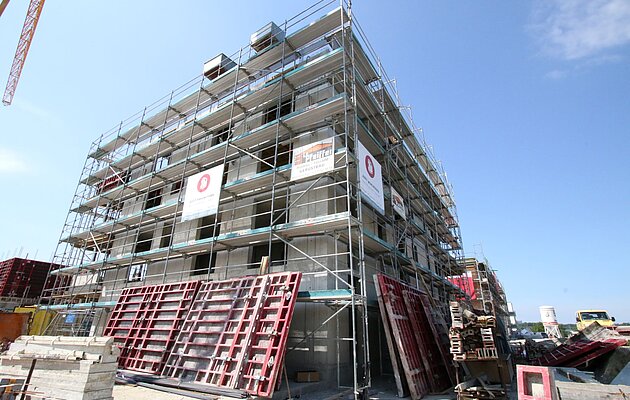 Wohnblock Baustelle Ailingen Friedrichshafen