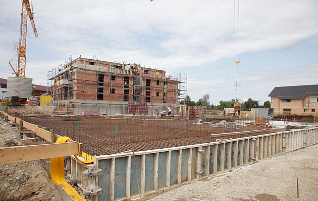Baustelle Mehrfamilienhaus in Efrizweiler 