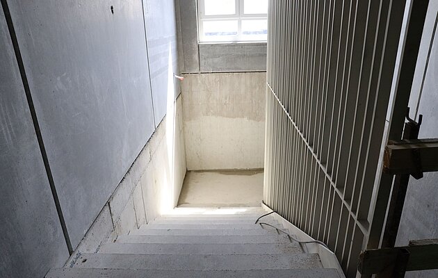 Treppe Innenausbau Schule Zussdorf