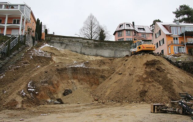 Uhldingen Mühlhofen Baugrube